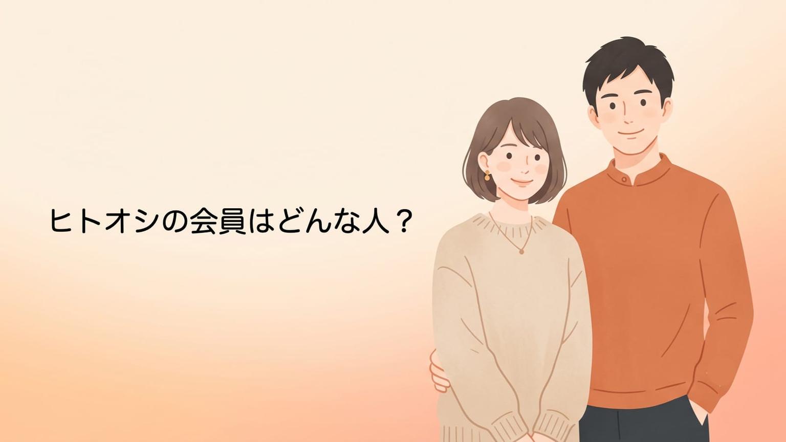 Who Are Hitooshi's Members? Age, Income, Education, and Looks Based on a User's Real Experience