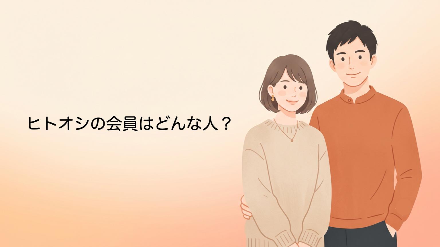 ヒトオシの会員はどんな人?年齢層・年収・学歴・容姿を利用者が実情公開
